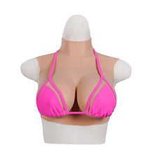Load image into Gallery viewer, Realistic E Cup High Neck Sleeveless Breast Form
