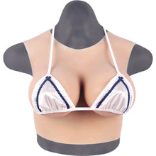 Load image into Gallery viewer, Cross-Love Crossdresser High Realistic Silicone E cup Round Collar Non-Sleeve Female Upper Body Form
