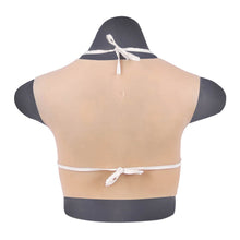 Load image into Gallery viewer, Cross-Love Crossdresser High Realistic Silicone E cup Round Collar Non-Sleeve Female Upper Body Form
