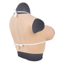 Load image into Gallery viewer, Cross-Love Crossdresser High Realistic Silicone E cup Round Collar Non-Sleeve Female Upper Body Form
