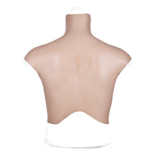 Load image into Gallery viewer, MaleTorso Caucasian B Cup High Neck Breast Form 7.0 Short Size L
