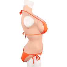 Load image into Gallery viewer, Cross-Love Cross Dress M-Size C-Cup Realistic Crop Top Briefs Silicone Wearable Body Form with Knickers Pant Bodysuit
