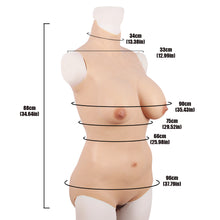 Load image into Gallery viewer, Cross-Love Cross Dress L-Size C-Cup Realistic Crop Top Briefs Silicone Wearable Body Form with Knickers Pant Bodysuit
