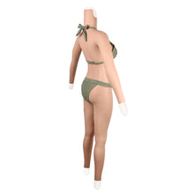 Load image into Gallery viewer, Cross-love Cross Dress Female Silicone Wearable C Cup Body Suit with Lower Ankle-length Trousers with Long Sleeve for Cosplay Costume
