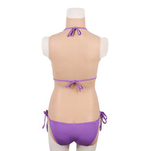 Load image into Gallery viewer, Cross-Love Cross Dress M-Size D-Cup Realistic Crop Top Briefs Silicone Wearable Body Form with Knickers Pant Bodysuit

