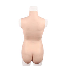 Load image into Gallery viewer, Cross-Love Cross Dress L-Size E-Cup Realistic Crop Top Briefs Silicone Wearable Body Form with Knickers Pant Bodysuit

